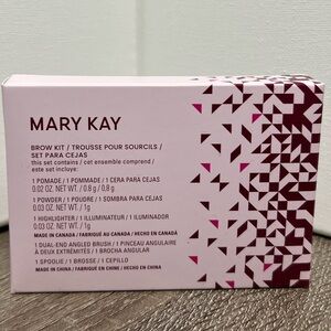 Mary Kay Brow Kit with Pink and Burgundy Design